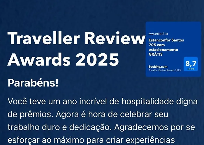 Estanconfor Santos 705 Com Estacionamento Gratis